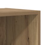 vidaXL Étagères murales - Lot de 2 en Chêne Artisan  37 x 37 x 37 cm Bois reconstitué