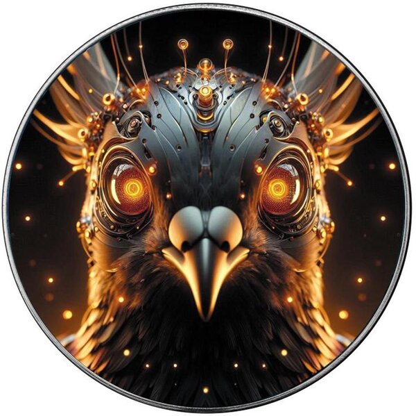 Pièce de monnaie en Argent 1 Dollar g 31.1 (1 oz) Millésime 2025 Cyber Preys PIGEON