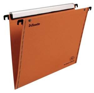 Boîte de 25 dossiers suspendu VMG Orange fond V pour Tiroir ESSELTE