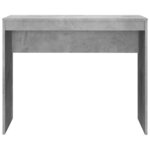 Bureau table poste de travail meuble d'ordinateur informatique étude 90 x 40 x 72 cm bois d'ingénierie gris 02_0023848