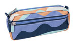 Trousse rectangulaire 2 fermetures éclair série The Fun Bleu