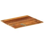 vidaXL Dessus de table carré 60x60 cm 15-16 mm Bois de récupération
