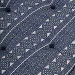 vidaXL Coussin de canapé sur palette Impression indigo tissu