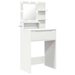 vidaXL Tables de maquillage pour chambre Blanc 80 x 39 6 x 135 cm