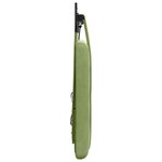 vidaXL Tête de lit suspendue Avec lumière LED Vert clair Velours