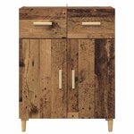 vidaXL Buffet Bois ancien 34 x 69 5 x 89 cm Bois d'ingénierie