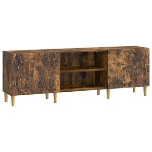 vidaXL Meuble TV 150 x 31 x 50 cm Chêne fumé Bois d'ingénierie