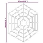 vidaXL Protection d'étang 40 Pièces Noir Polypropylène