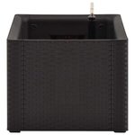 vidaXL Lit surélevé de jardin système arrosage Anthracite 100x43x33 cm