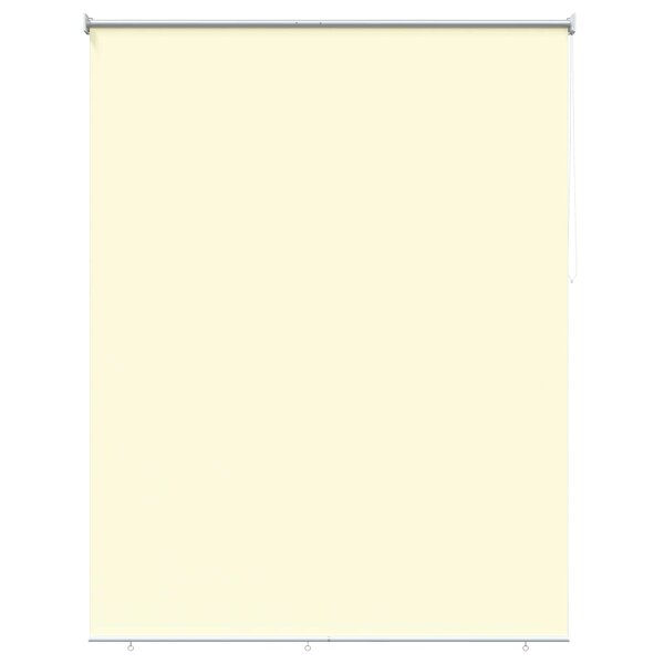 vidaXL Store roulant extérieur protection UV Crème Polyester