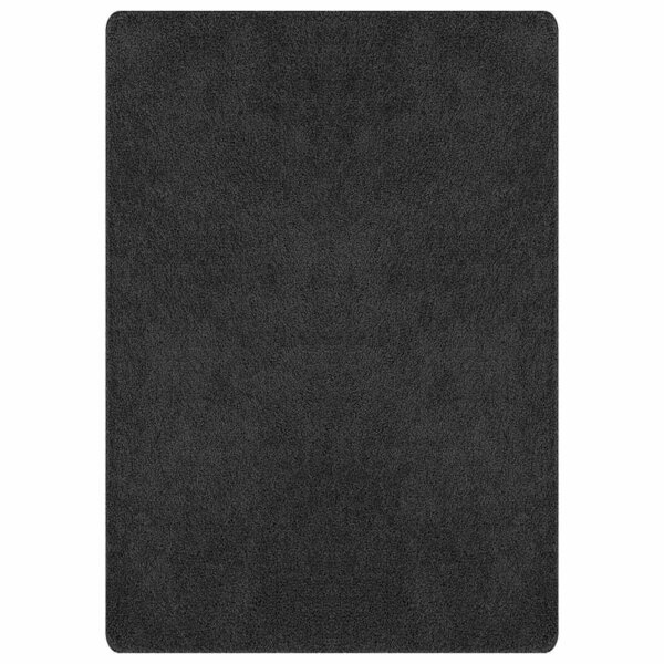 vidaXL Tapis Shaggy Anti-dérapant Gris foncé 240 x 340 cm PP