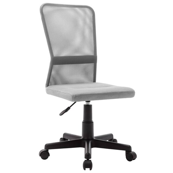 Chaise fauteuil siège de bureau informatique étude 44 x 52 x 100 cm tissu en maille gris 02_0024023