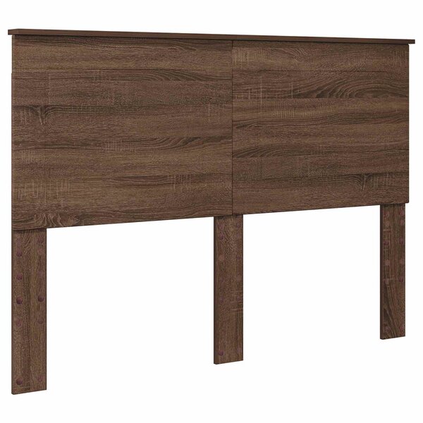 vidaXL Tête de lit Chêne brun 150 cm Bois d'ingénierie