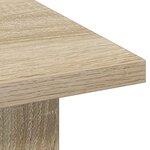 vidaXL Table basse Chêne Sonoma 77 x 55 x 42 cm Bois d'ingénierie