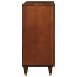 vidaXL Buffet Marron 60 x 33.5 x 75 cm bois de manguier massif