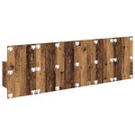 vidaXL Tête de lit avec armoire 3 Pièces Bois Ancien Bois d'ingénierie