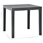 Table de jardin avec 2 bancs plastique anthracite 02_0018688