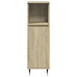 vidaXL Ensemble de meubles de salle de bain 3 Pièces chêne sonoma