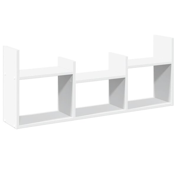 vidaXL Armoire murale 100x18x40 cm blanc bois d'ingénierie