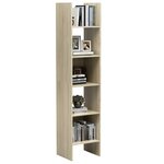 vidaXL Bibliothèque Chêne sonoma 40x35x180 cm Bois d’ingénierie