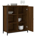vidaXL Buffet chêne marron 70x30x80 cm bois d'ingénierie
