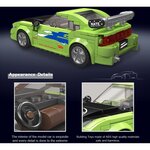Mould King 27033 - Eclipse GS Green Kit de construction de modèle de voiture