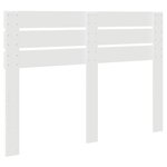 vidaXL Tête de lit Blanc 150 cm Bois d'ingénierie