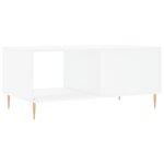vidaXL Table basse blanc 90x50x40 cm bois d'ingénierie