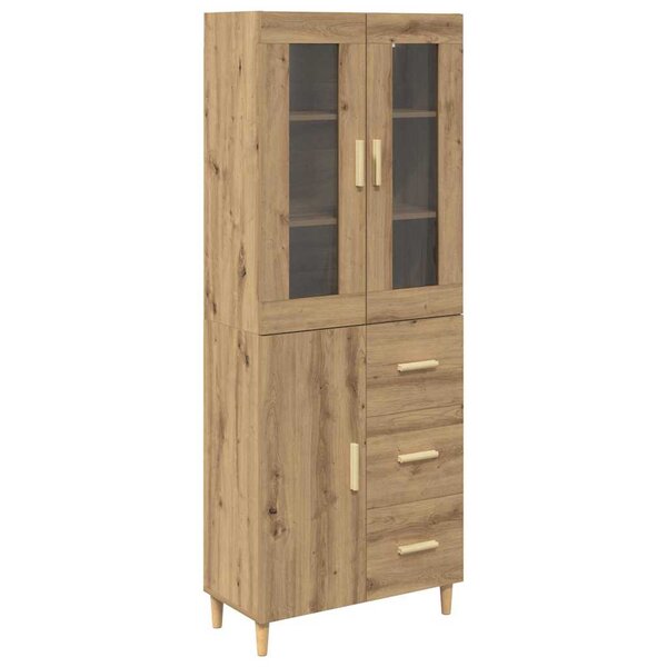 vidaXL Haut Armoire avec tiroir Chêne artisanal 69 5 x 34 x 180 cm