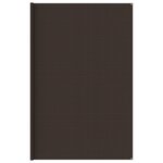 vidaXL Tapis de tente 400x600 cm Marron