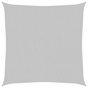 vidaXL Voile d'ombrage gris clair 3 6x3 6 m 100  polyester oxford