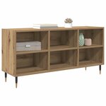 vidaXL Meuble TV Chêne artisanal 103 5 x 30 x 50 cm Bois d'ingénierie