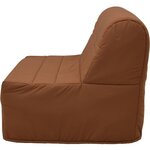 Banquette 2 places Joe - Tissu terracotta - 143 x 97 x hauteur 89 cm