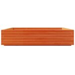 vidaXL Jardinière cire marron 110x110x26 5 cm bois de pin massif