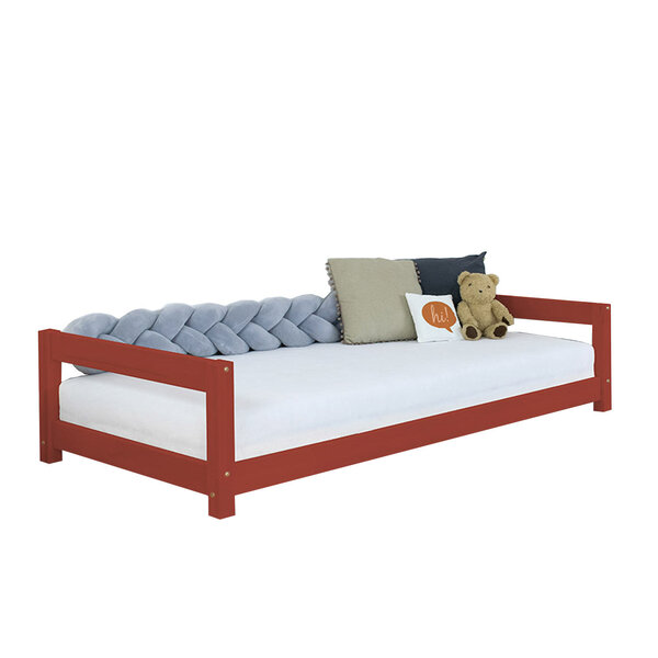 Lit enfant KIDDY 80 x 180 rouge brique