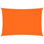 vidaXL Voile de parasol tissu oxford rectangulaire 3x5 m orange