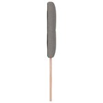 vidaXL Tête de lit Hauteur réglable avec tête de lit Taupe 80 cm tissu