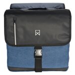 Willex sac d'affaires double 30 l noir et bleu