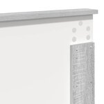 vidaXL Tête de lit Gris Sonoma 140 cm Bois d'ingénierie