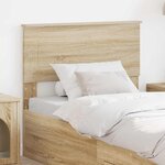vidaXL Tête de lit Chêne Sonoma 80 cm Bois d'ingénierie