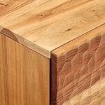 vidaXL Tables de chevet 2 Pièces 40x33x46 cm Bois d'acacia massif