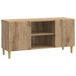 vidaXL Meuble TV Chêne artisanal 102 x 34 5 x 50 cm Bois d'ingénierie