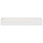 vidaXL Jardinière 280x80x40 cm acier inoxydable