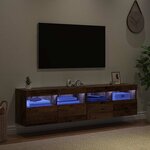 vidaXL Meubles TV muraux 2 Pièces Bois Ancien 80 x 30 x 40 cm