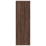 vidaXL Support pour plantes chêne brun 33x33x100 cm bois d'ingénierie