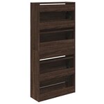 vidaXL Armoire à chaussures chêne marron 60x21x125 5cm bois ingénierie