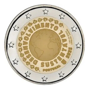 2 euros commémorative Portugal 2025 - Développement durable.