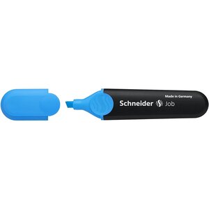 Surligneur Rechargeable Job Pointe Biseau 1-5 mm Bleu x 10 SCHNEIDER