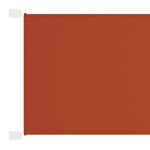 vidaXL Auvent vertical Terre cuite 180x600 cm Tissu oxford