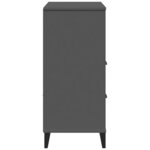 vidaXL Bibliothèque VIKEN gris anthracite 80x40x90cm bois d'ingénierie